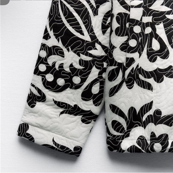 Zara printed quilted jacket - Picture 13 of 17